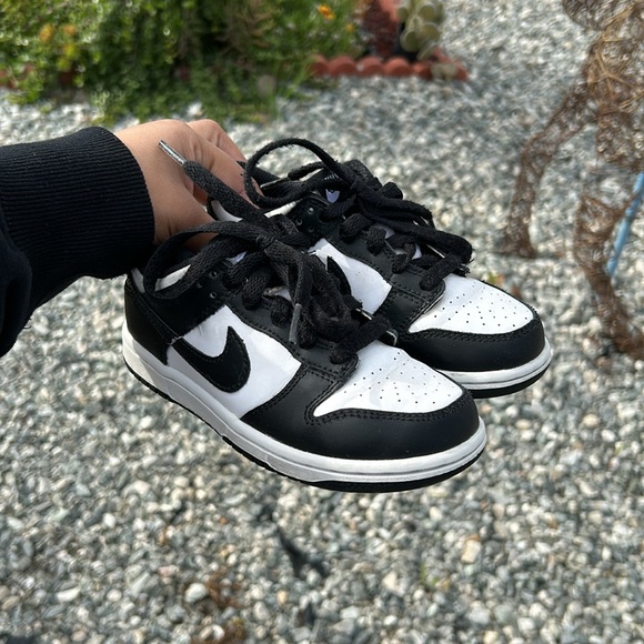 Nike Other - Nike Dunk Low Pandas Kids size12c